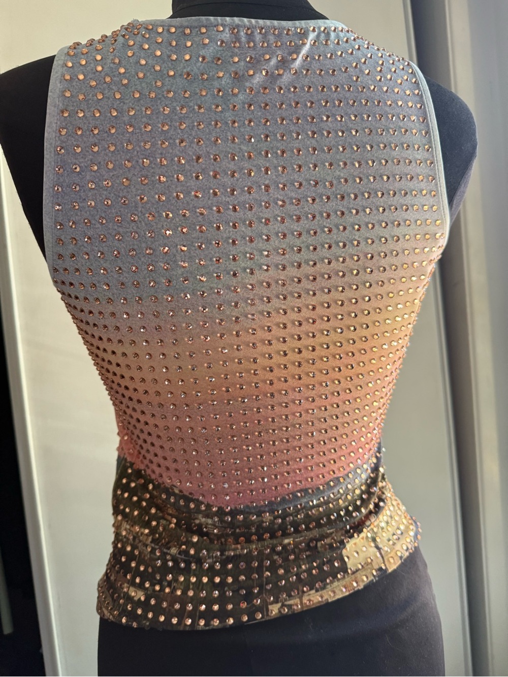 Y2K Style Rhinestone Tank Top - Picture 3 of 5